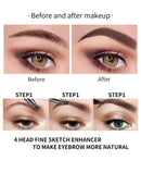 Lápis para Sobrancelhas 4 pontas Várias Cores - Frete Grátis