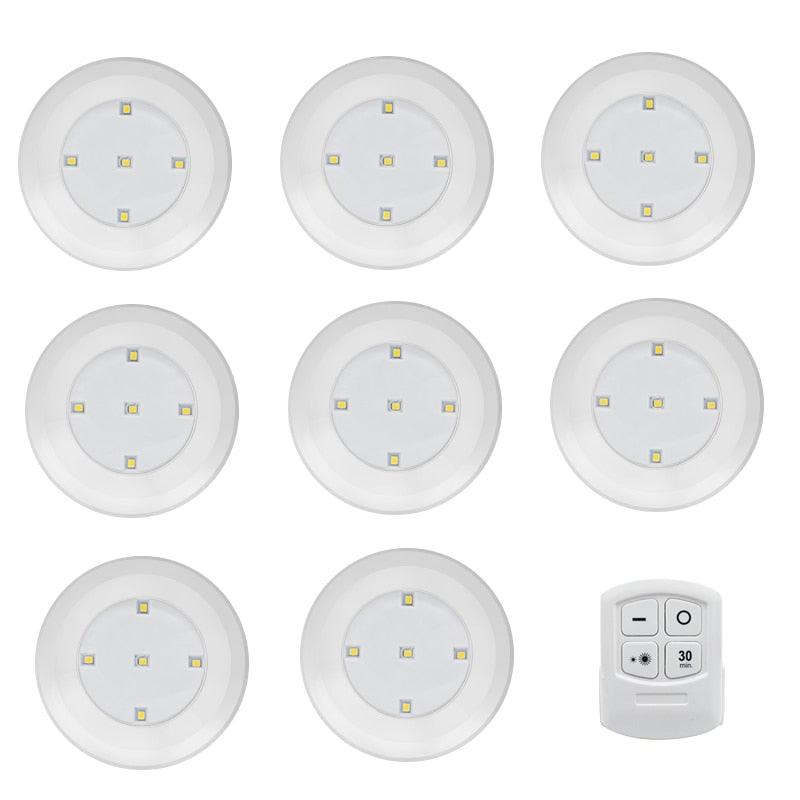 Lâmpadas Spot LED Sem Fio Com Controle Remoto / Kit  MagiLight - Frete Grátis