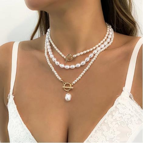 Conjunto de Colares Majestic Pearls - Compre 1 e Leve 3 - Frete Grátis